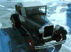 Front Quarter View - Ford Model A Roadster with Rumble Seat - 1929 