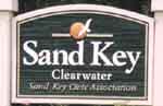 Sand Key Clearwater Florida sign