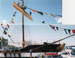 Pirate ship Jose Gasparilla up close